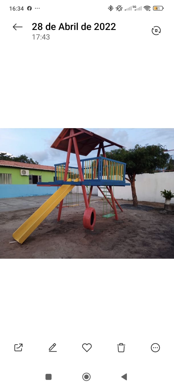 Playground de madeira 4 - Geovane Esquadrias Parnaíba PI