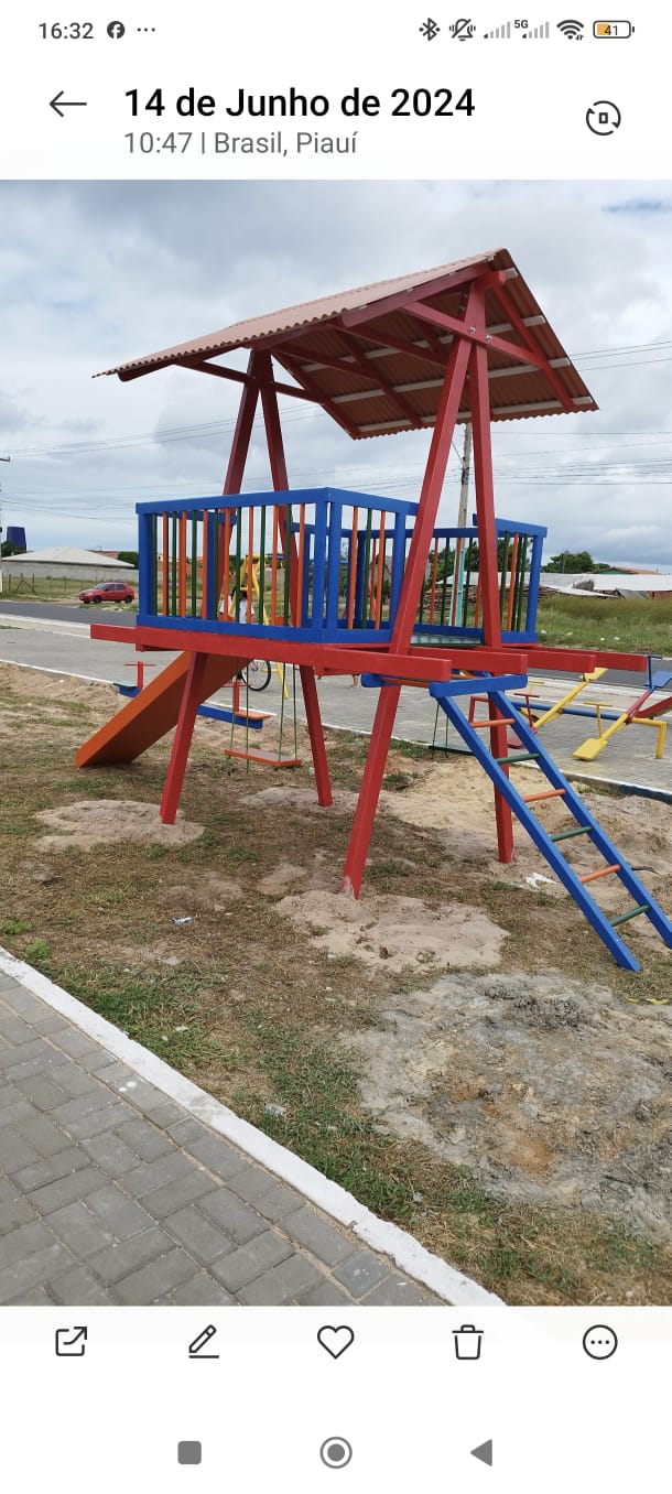 Playground de madeira 9 - Geovane Esquadrias Parnaíba PI
